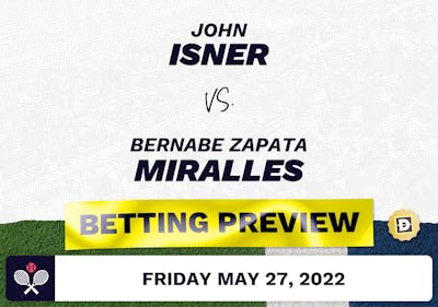John Isner vs. Bernabe Zapata Miralles Predictions - May 27, 2022