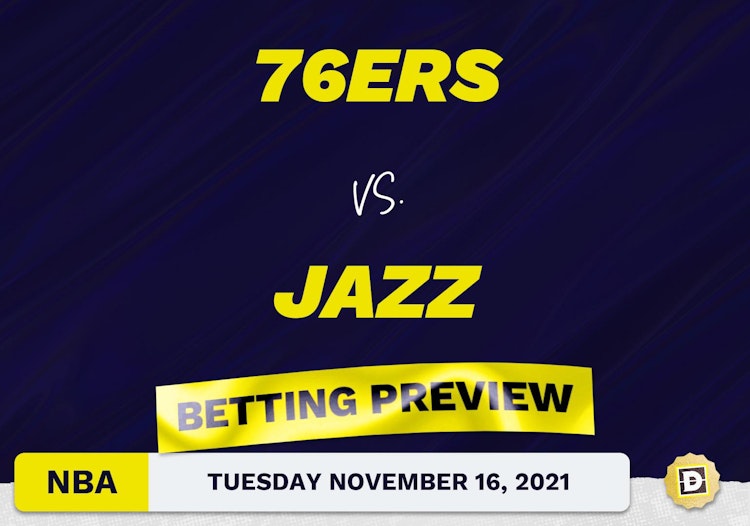 76ers vs. Jazz Predictions and Odds - Nov 16, 2021