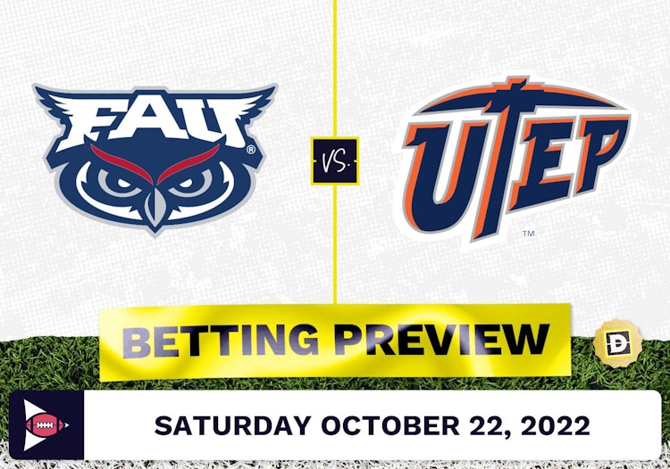 Florida Atlantic vs. Texas-El Paso CFB Prediction and Odds - Oct 22, 2022