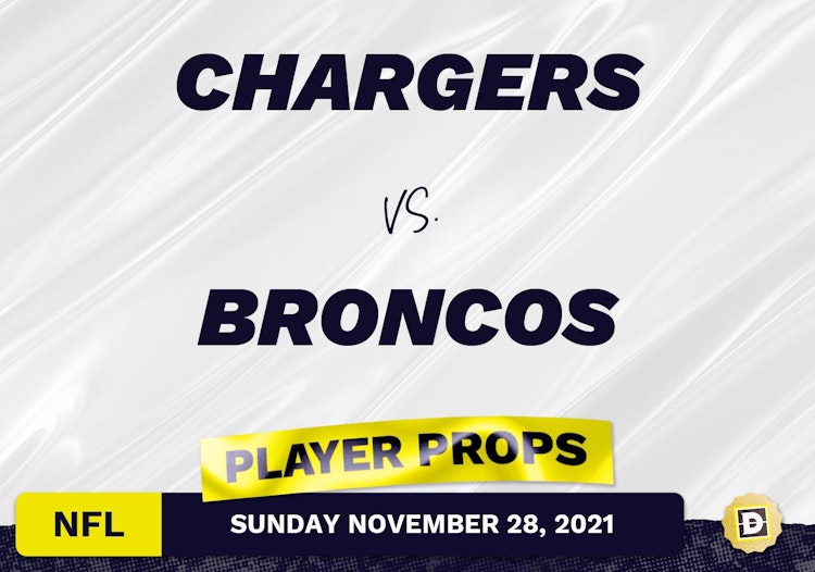 Chargers vs. Broncos Projected Player Stats - Nov 28, 2021