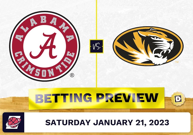 Alabama vs. Missouri CBB Prediction and Odds - Jan 21, 2023