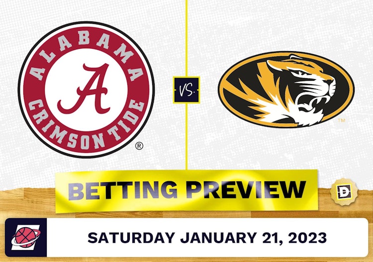 Alabama vs. Missouri CBB Prediction and Odds Jan 21, 2023