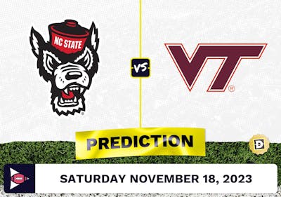 North Carolina State vs. Virginia Tech CFB Prediction and Odds - November 18, 2023