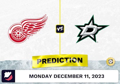 Detroit Red Wings vs. Dallas Stars: Prediction, Odds, Picks for NHL Monday [12/11/2023]