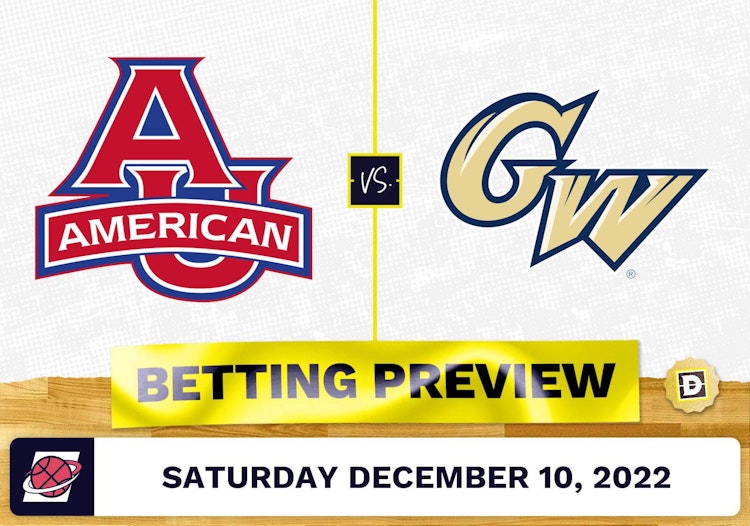 American University vs. George Washington CBB Prediction and Odds - Dec 10, 2022