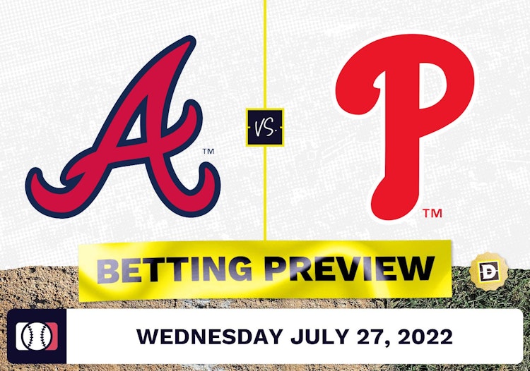 Braves vs. Phillies Prediction and Odds - Jul 27, 2022