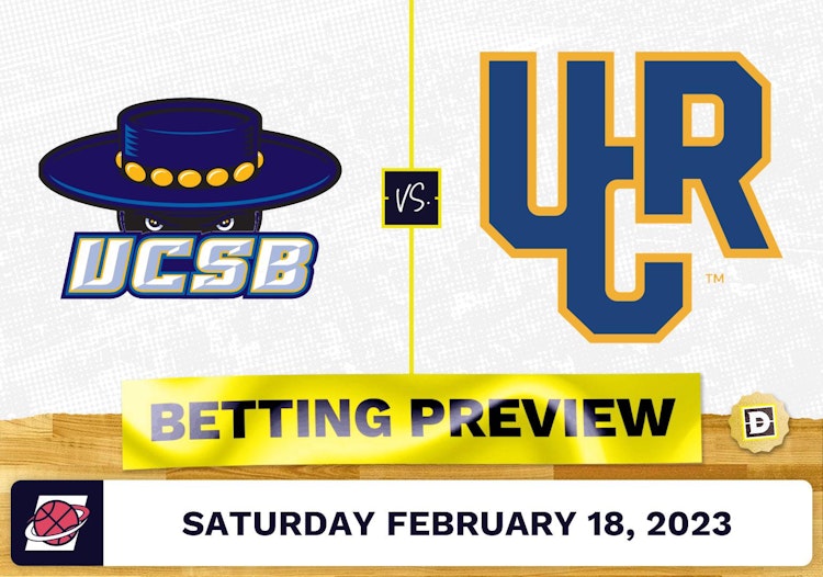 UC Santa Barbara vs. UC Riverside CBB Prediction and Odds - Feb 18, 2023