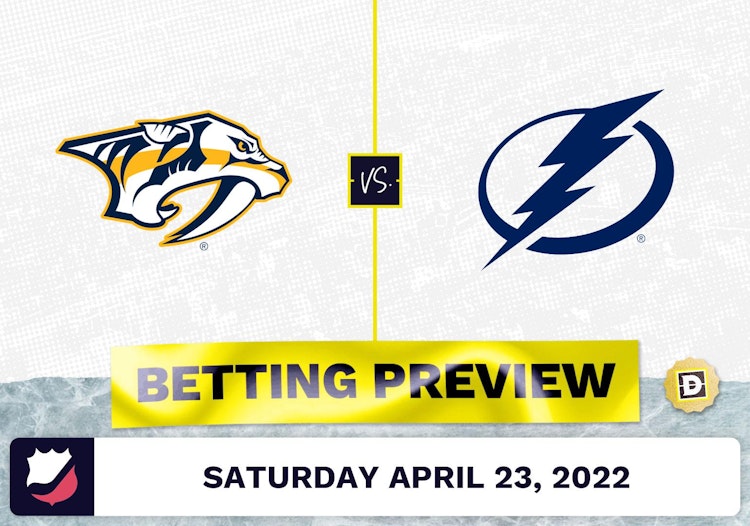 Predators vs. Lightning Prediction and Odds - Apr 23, 2022