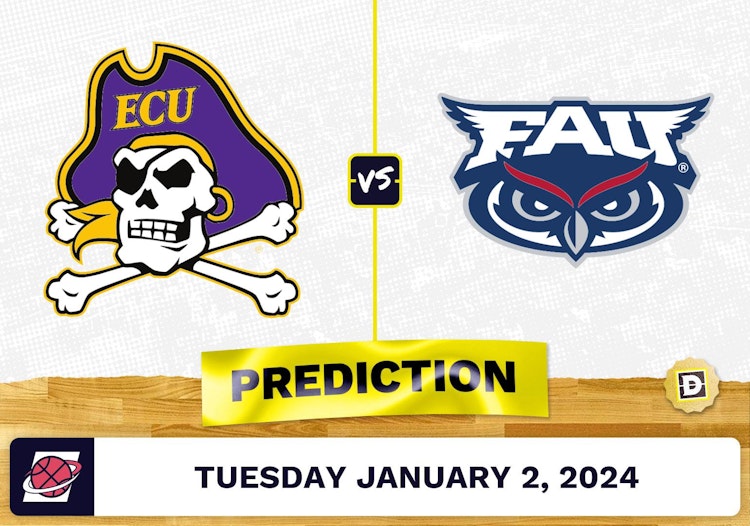 East Carolina vs. Florida Atlantic Prediction, Odds, College Basketball Picks  [1/2/2024]