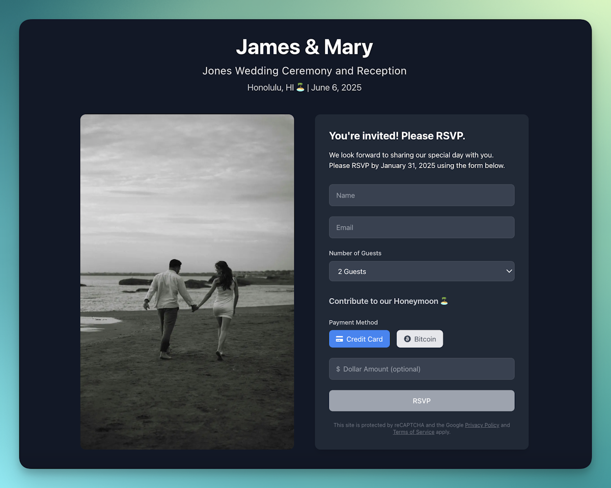 GitHub - cosmicjs/wedding-website: A wedding website powered by the ...