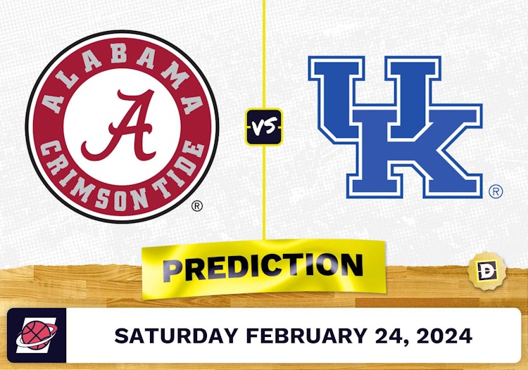 Alabama vs. Kentucky Prediction, Odds, College Basketball Picks [2/24/2024]