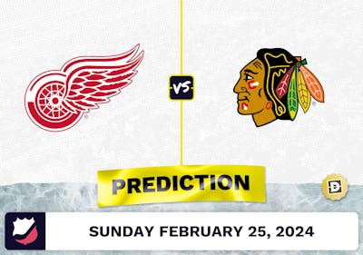 Detroit Red Wings vs. Chicago Blackhawks Prediction, Odds, NHL Picks [2/25/2024]