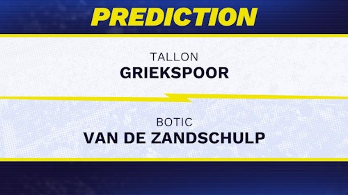 Tallon Griekspoor vs. Botic Van de Zandschulp prediction, odds, picks for ATP Libema Open 2026