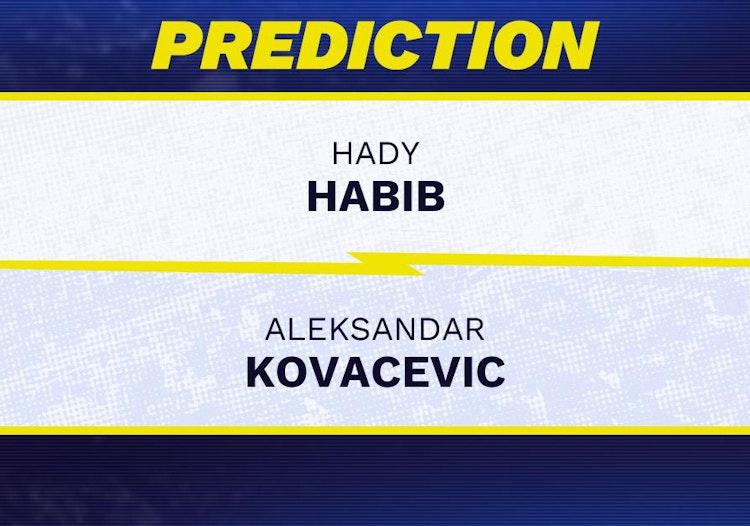 Hady Habib vs Aleksandar Kovacevic Tennis Prediction.
