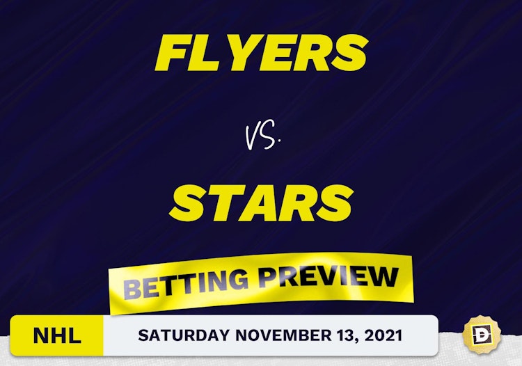Flyers vs. Stars Predictions and Odds - Nov 13, 2021