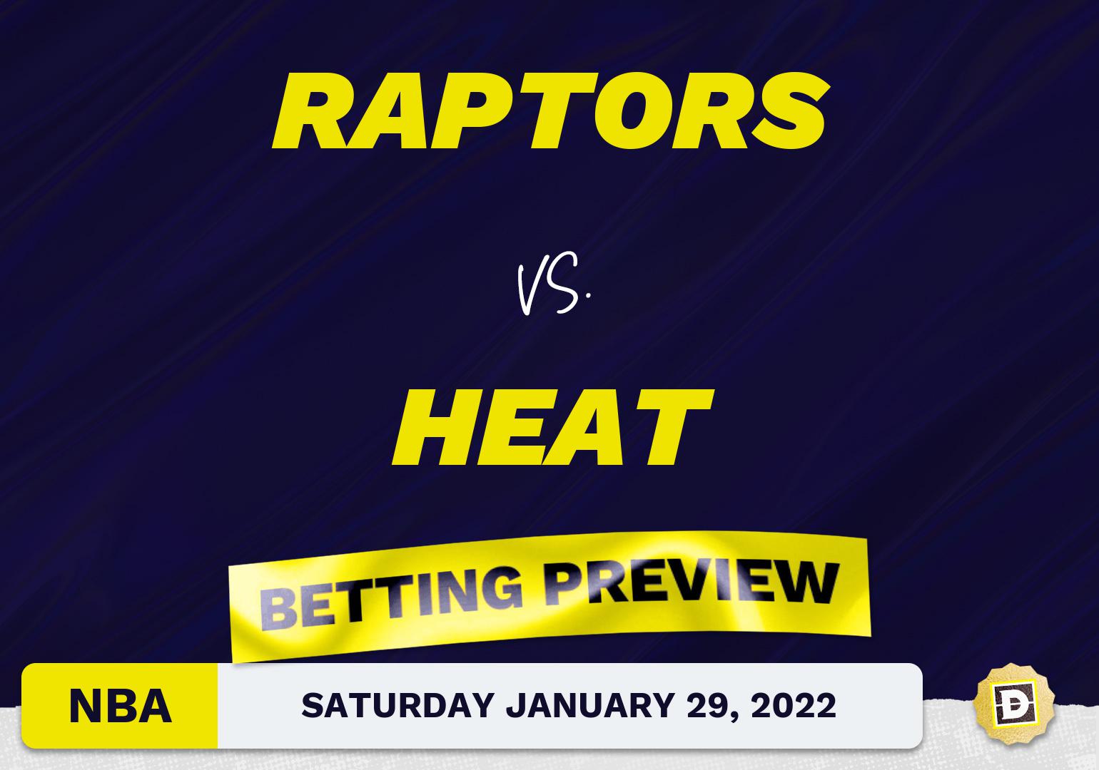 Raptors vs. Heat Predictions and Odds - Jan 29, 2022