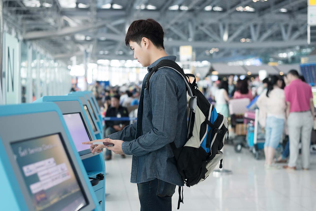 Self Service Terminal in Airport