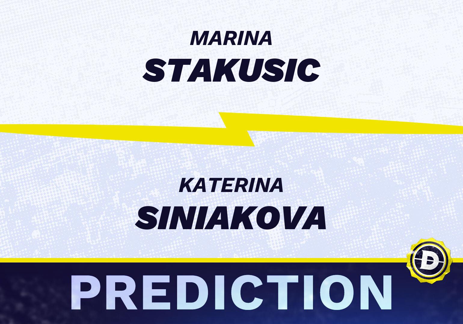 Marina Stakusic vs. Katerina Siniakova Prediction, Odds, Picks for Wimbledon 2024