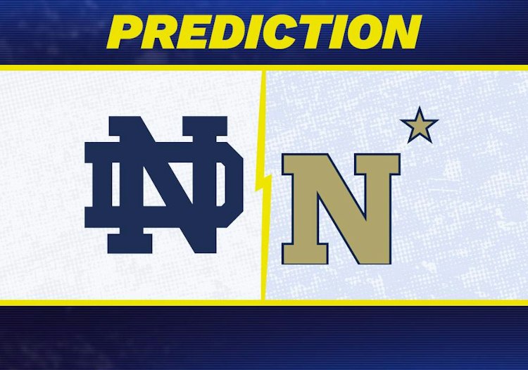 Notre Dame takes on Navy in College Football action.