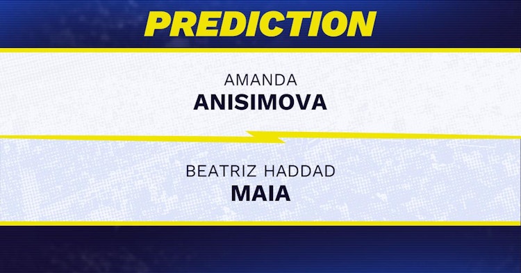 Amanda Anisimova vs Beatriz Haddad Maia Tennis Prediction.