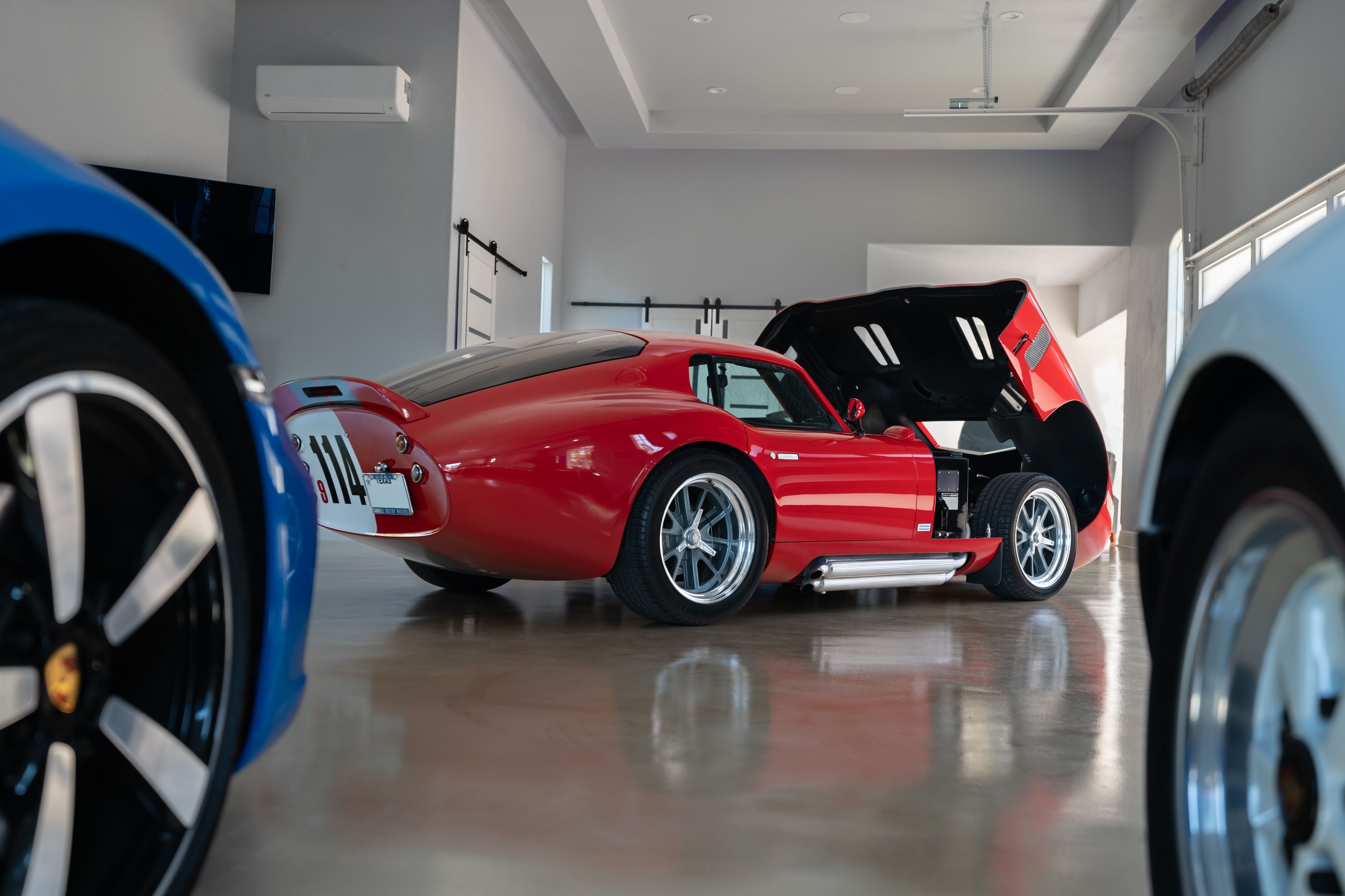 1965 Superformance Shelby Daytona CSX9114 in Monza Red.