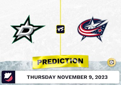 Stars vs. Blue Jackets Prediction and Odds - November 9, 2023