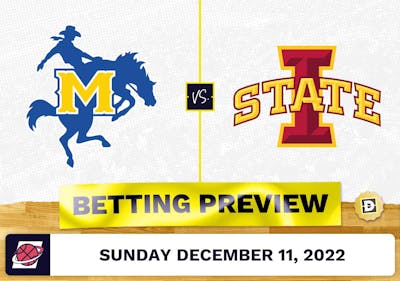 McNeese State vs. Iowa State CBB Prediction and Odds - Dec 11, 2022