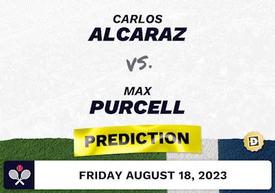 Carlos Alcaraz vs. Max Purcell Prediction - Cincinnati Open 2023