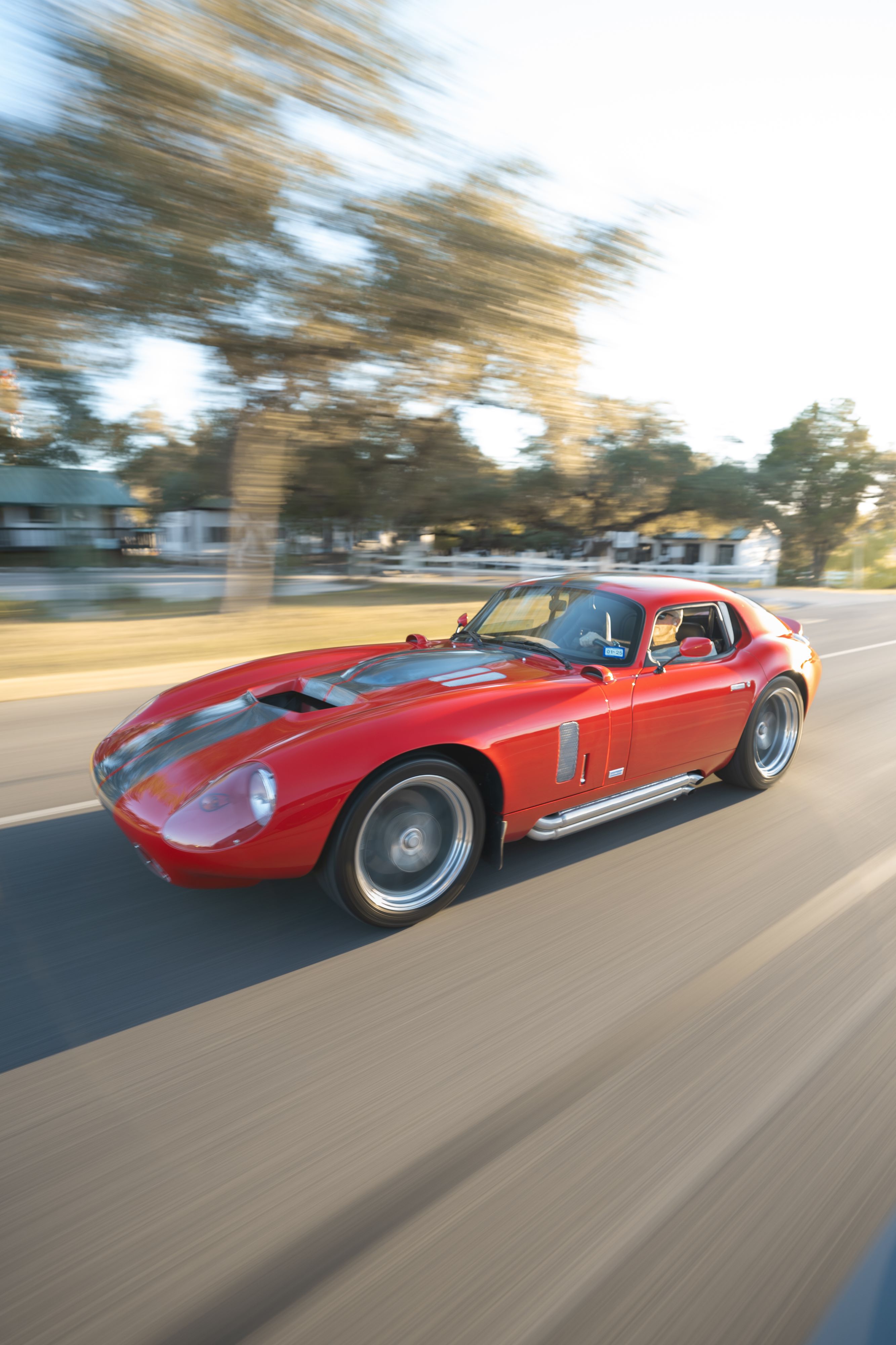 1965 Superformance Shelby Daytona CSX9114 in Monza Red.