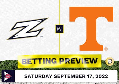 Akron vs. Tennessee CFB Prediction and Odds - Sep 17, 2022
