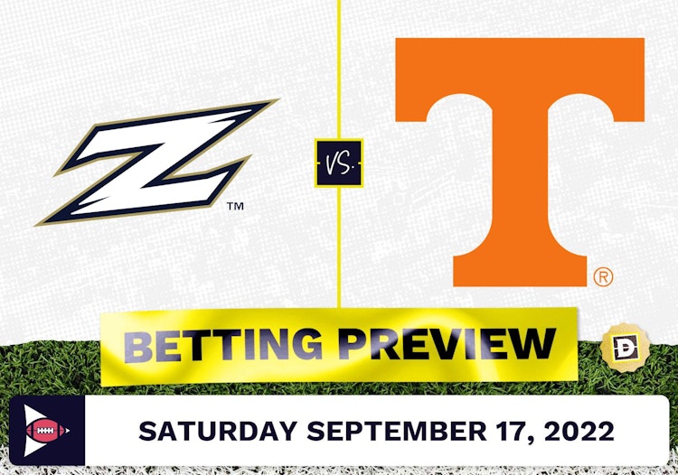 Akron vs. Tennessee CFB Prediction and Odds - Sep 17, 2022