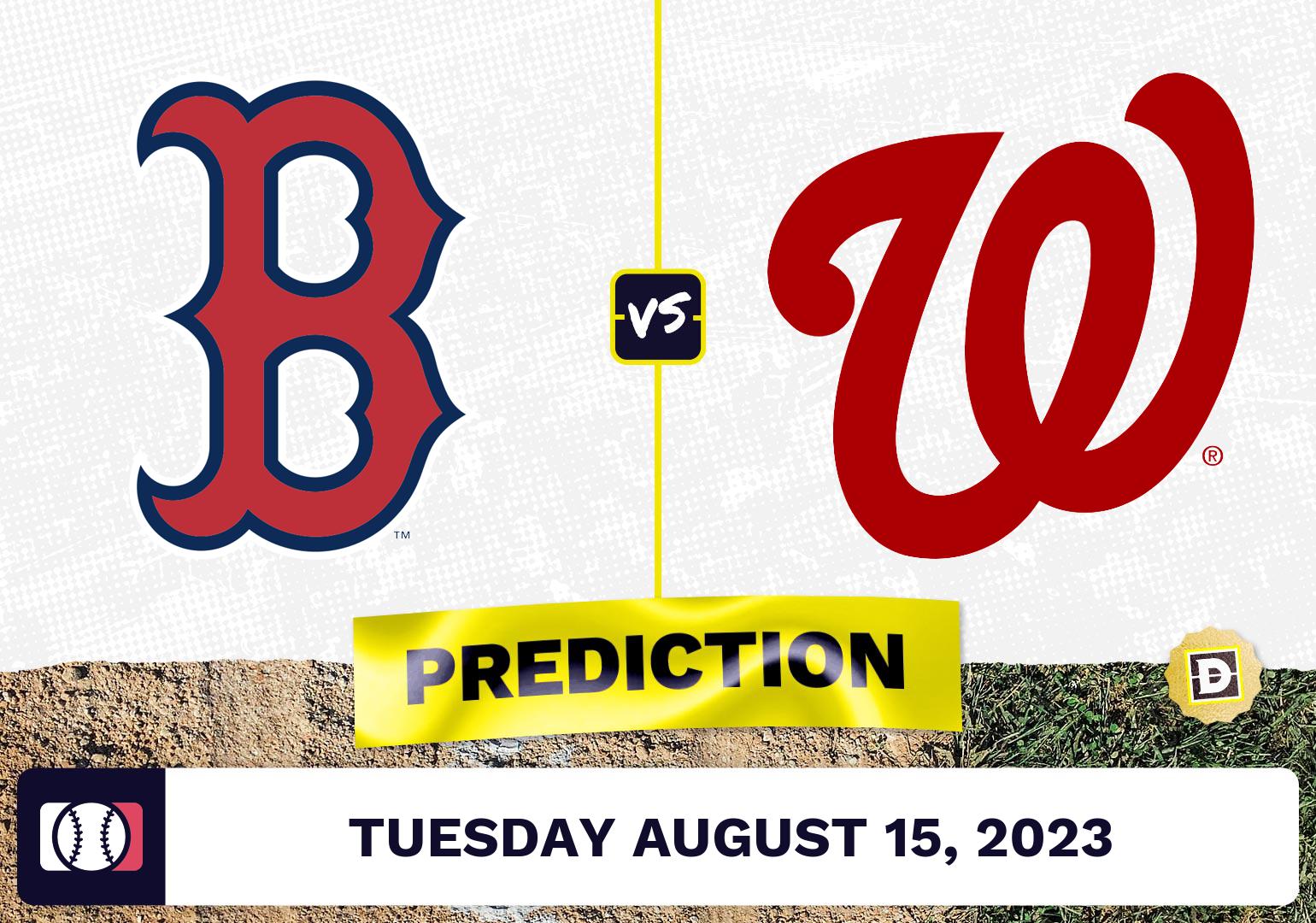 Red Sox vs. Nationals Prediction for MLB Tuesday [8/15/2023]