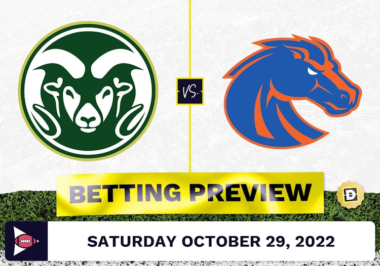 Colorado State vs. Boise State CFB Prediction and Odds - Oct 29, 2022