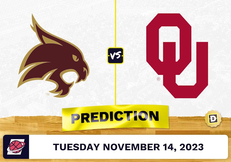 Texas State vs. Oklahoma Basketball Prediction - November 14, 2023