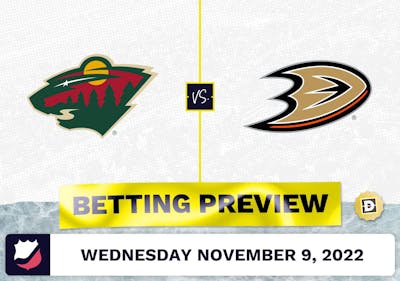 Wild vs. Ducks Prediction and Odds - Nov 9, 2022