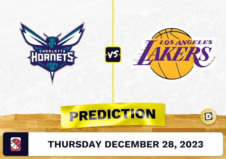 Charlotte Hornets vs. Los Angeles Lakers Prediction, Odds, NBA Picks  [12/28/2023]