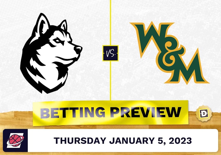 Northeastern vs. William & Mary CBB Prediction and Odds - Jan 5, 2023