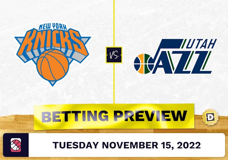 Knicks vs. Jazz Prediction and Odds - Nov 15, 2022