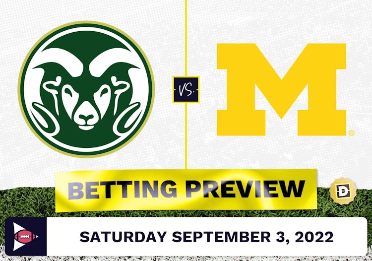 Colorado State vs. Michigan CFB Prediction and Odds - Sep 3, 2022