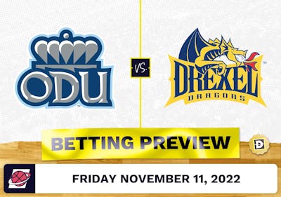 Old Dominion vs. Drexel CBB Prediction and Odds - Nov 11, 2022