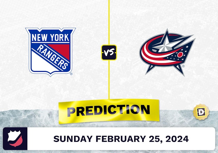 NY Rangers vs. Columbus Blue Jackets Prediction, Odds, NHL Picks [2/25/2024]