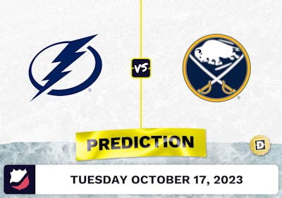 Lightning vs. Sabres Prediction and Odds - October 17, 2023