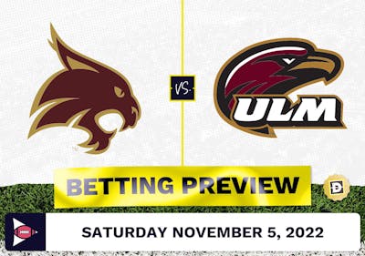 Texas State vs. Louisiana-Monroe CFB Prediction and Odds - Nov 5, 2022