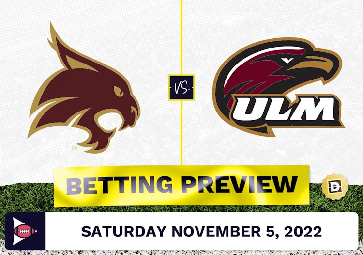 Texas State vs. Louisiana-Monroe CFB Prediction and Odds - Nov 5, 2022