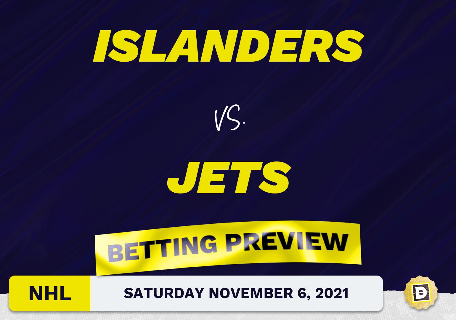 Islanders vs. Jets Predictions and Odds - Nov 6, 2021