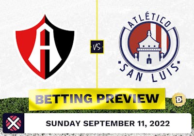 Atlas vs. San Luis Prediction and Odds - Sep 11, 2022