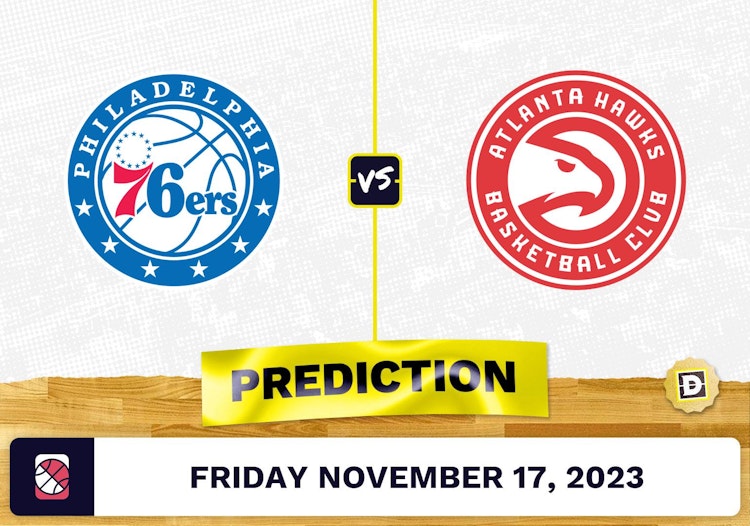 76ers vs. Hawks Prediction and Odds - November 17, 2023