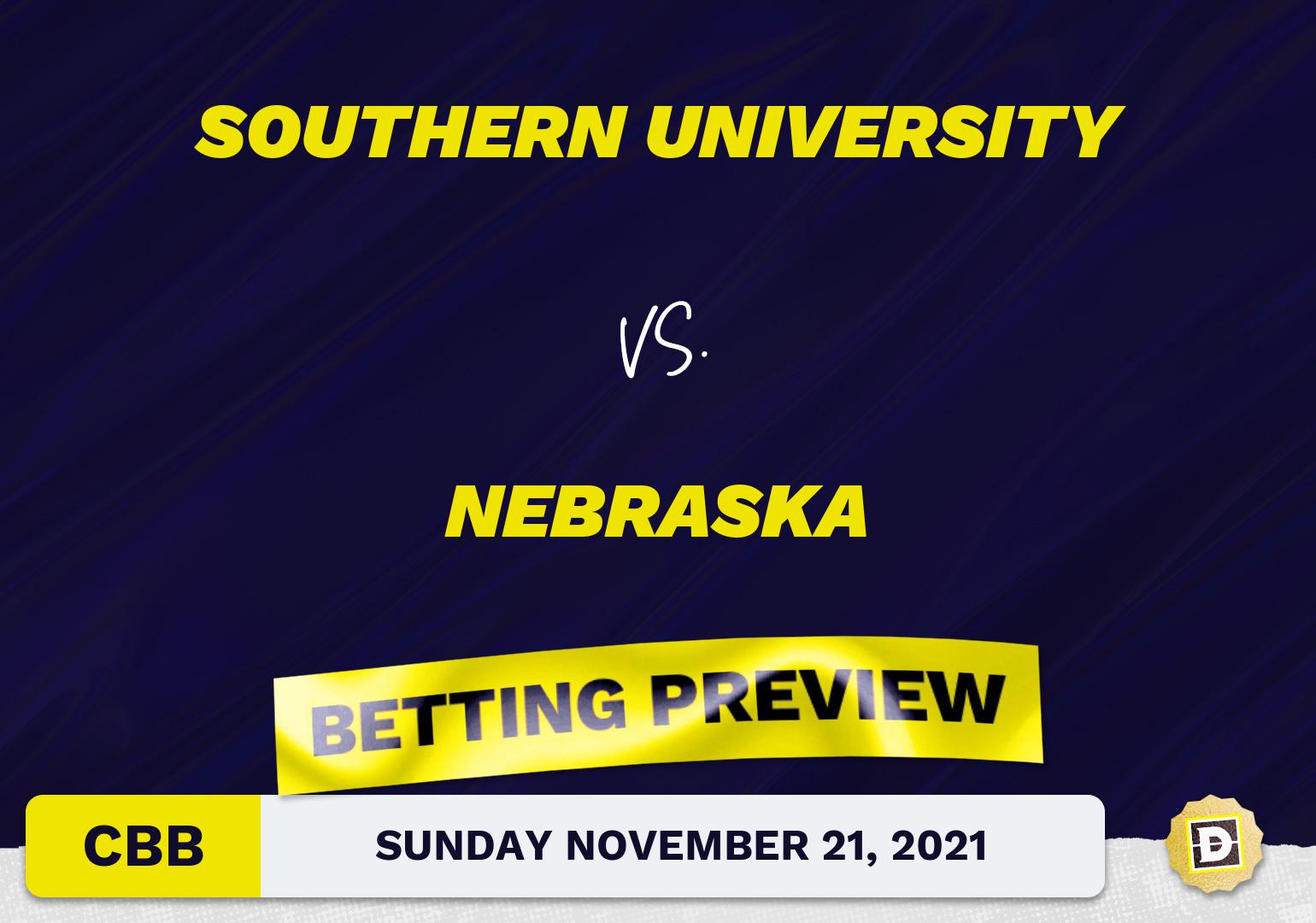 Southern University vs. Nebraska CBB Predictions and Odds - Nov 21, 2021