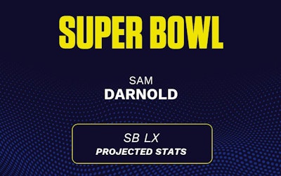 Sam Darnold Super Bowl LX projections: Passing yards prediction, touchdown probability vs. Patriots