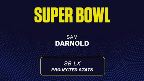 Sam Darnold Super Bowl LX projections: Passing yards prediction, touchdown probability vs. Patriots